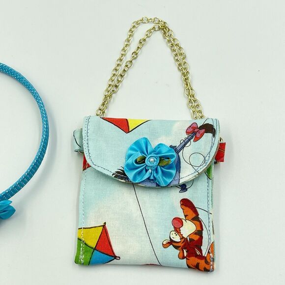 Girls Accessories Blue Purse Bag & Headband Set With Bow Winnie The Pooh - Picture 6 of 16